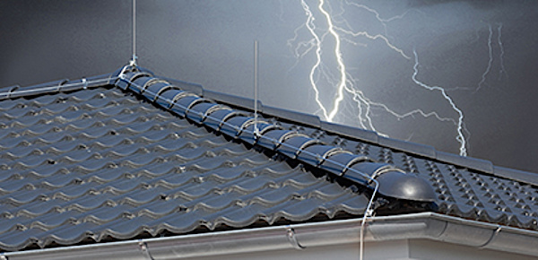Äußerer Blitzschutz bei Elektro Benischke in Runkel